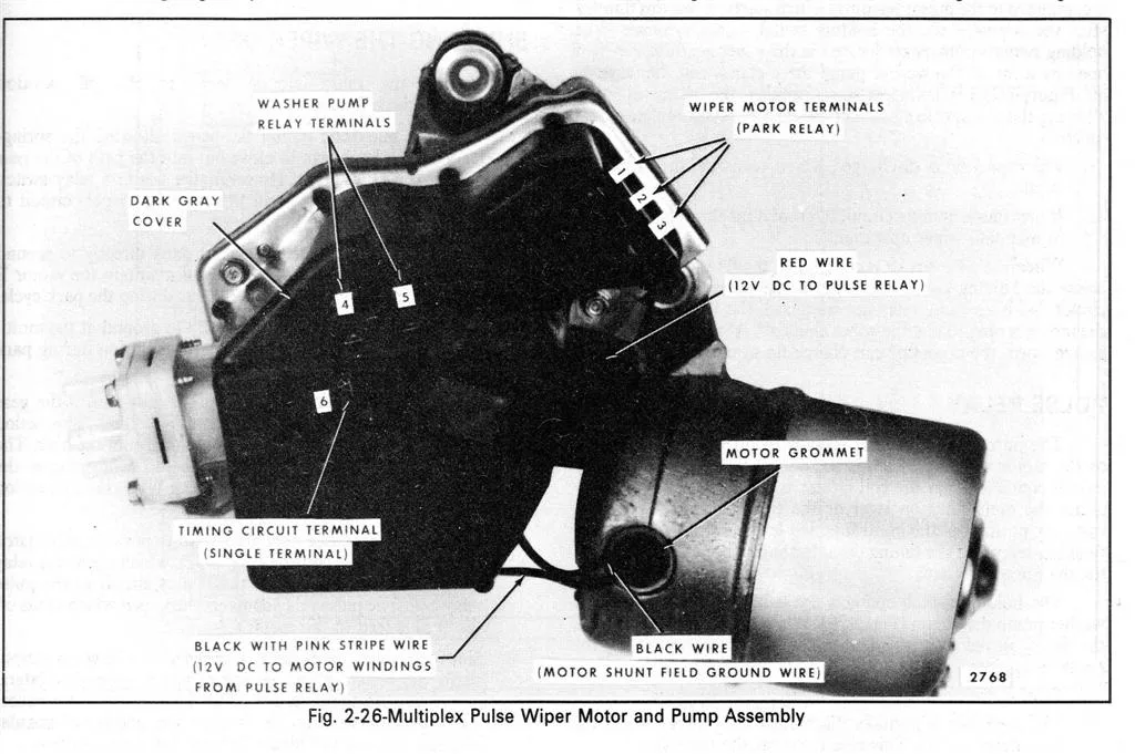 Diagram 1969 Camaro Wiper Motor Wiring Diagram