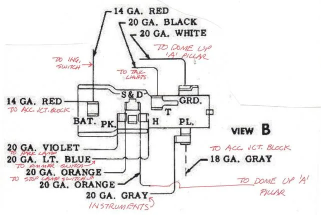 Diagram 1969 Corvette Headlight Wiring Diagram