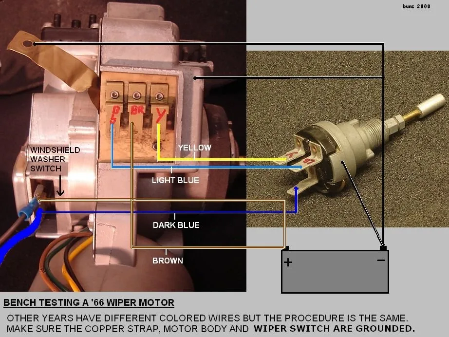 Diagram 1969 Corvette Wiper Motor Wiring Diagram