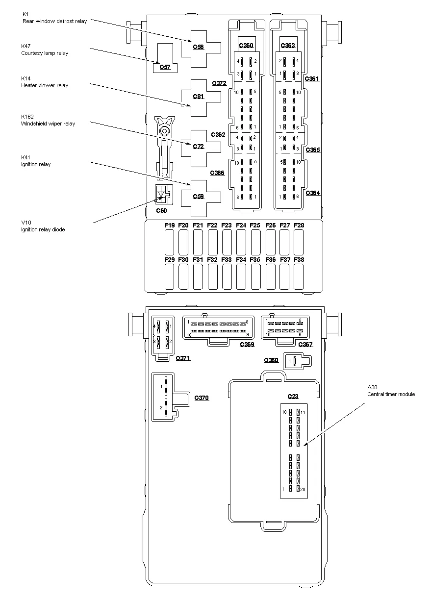 Diagram 1969 Cougar Fuse Box Diagram