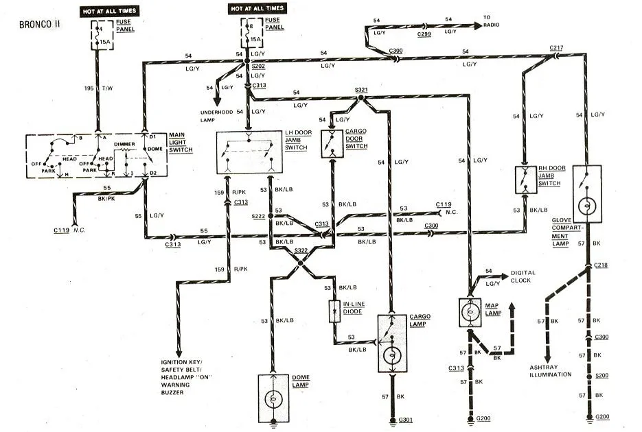 Diagram 1969 Ford Bronco Alternator Wiring Diagram