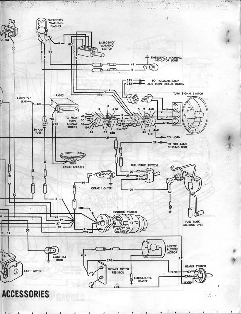 Diagram 1969 Ford F100 Voltage Gauge Wiring Diagram