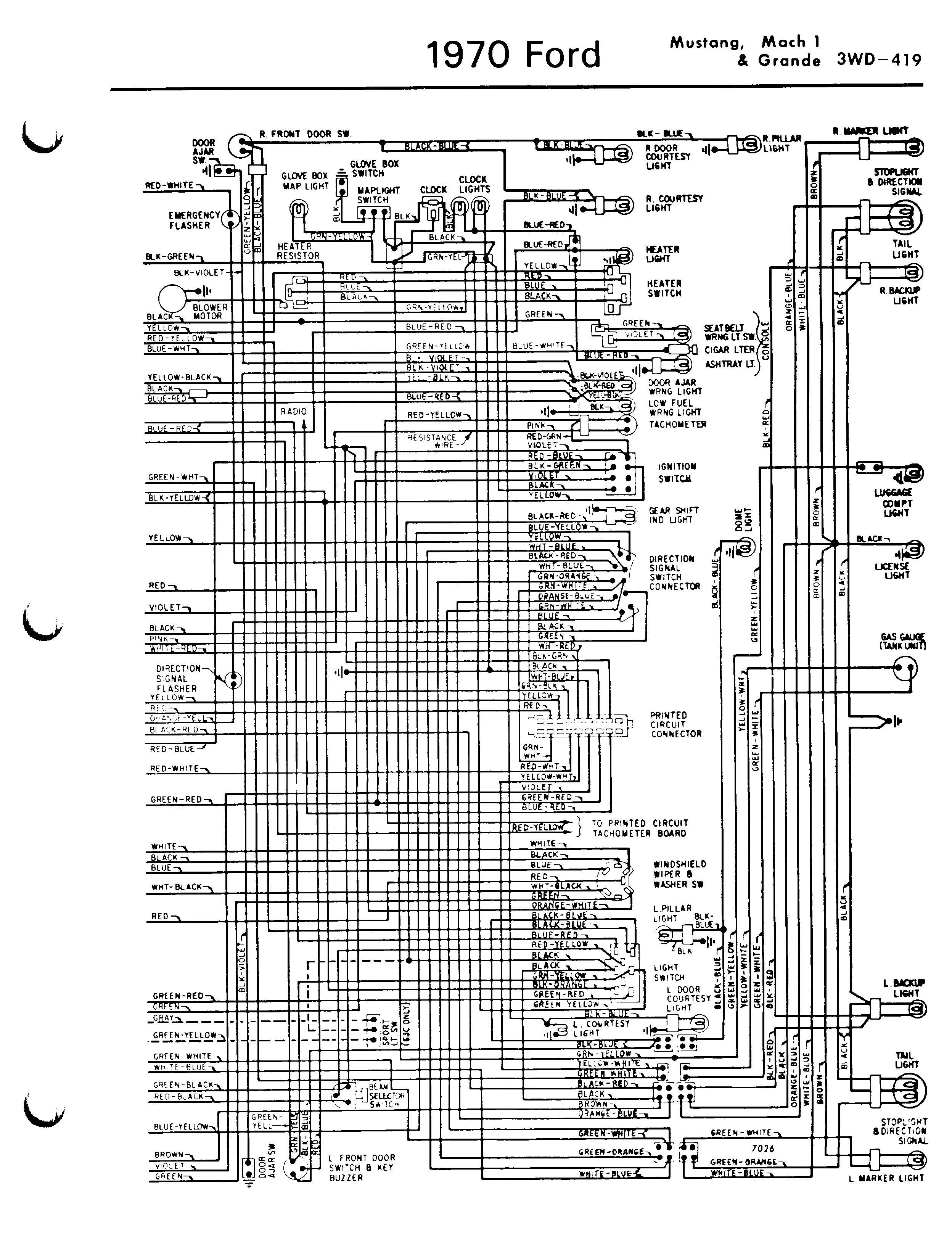 Diagram 1969 Mach 1 Wiring Diagram