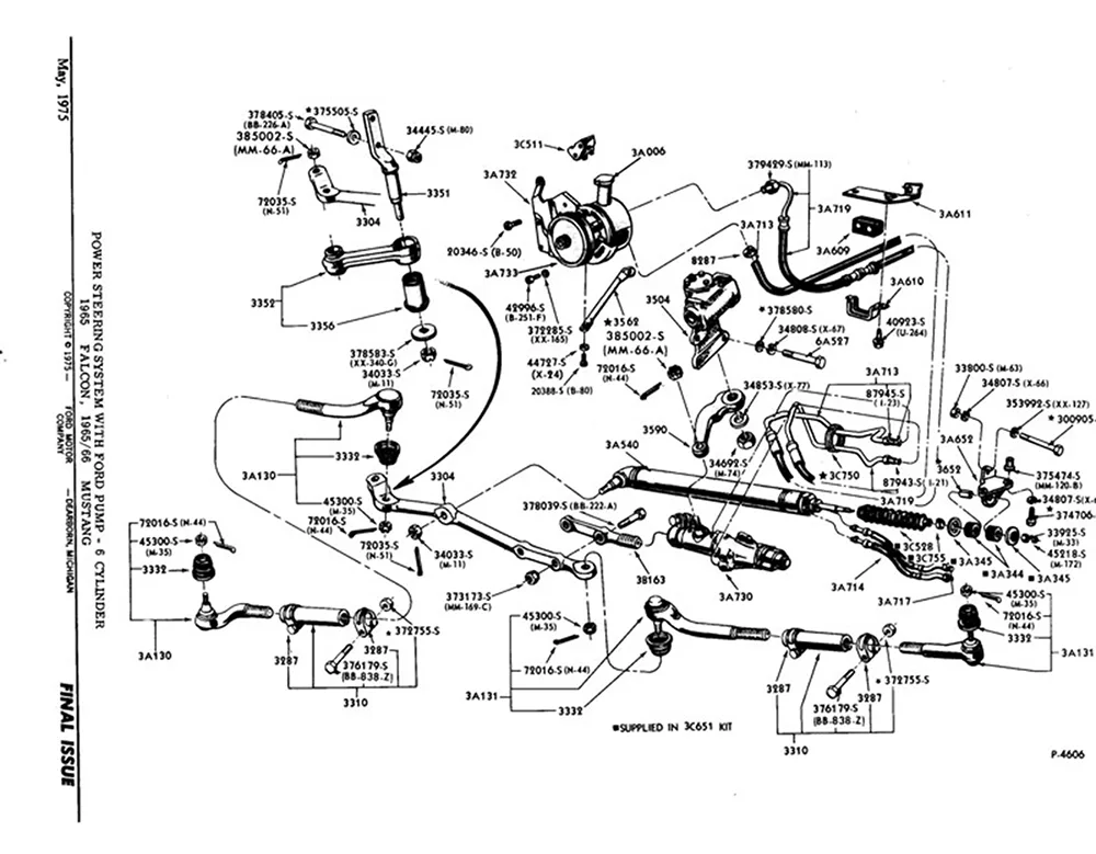 Diagram 1969 Mustang Power Steering Diagram