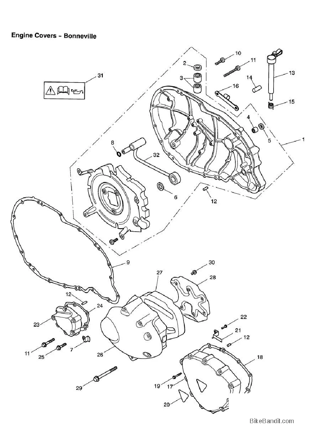 Diagram 1969 Triumph Bonneville Engine Diagram