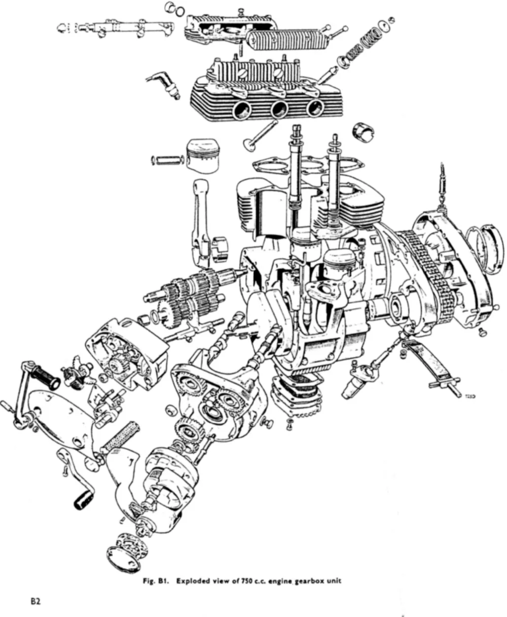 Diagram 1969 Triumph Bonneville Engine Diagram