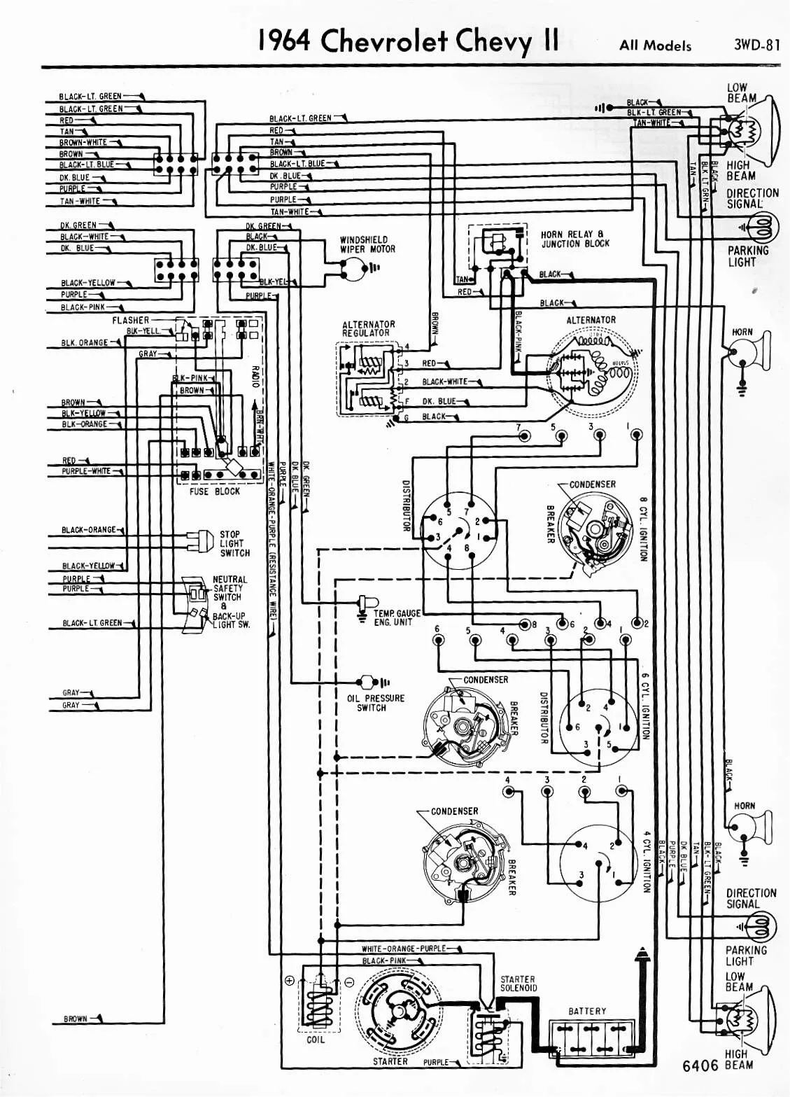 Diagram 1970 Nova Wiring Diagram Chevy Wiper Motor