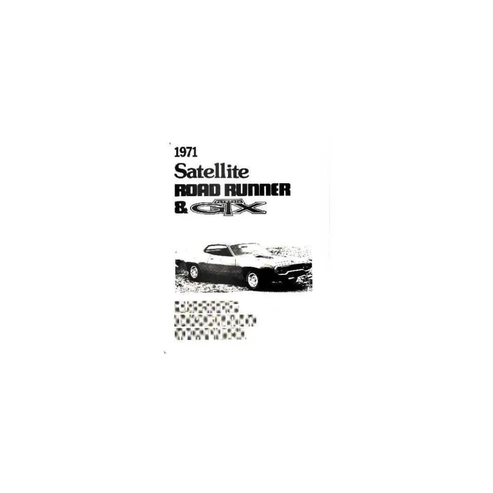 Diagram 1970 Plymouth Belvedere Runner Satellite Electrical Wiring Diagrams