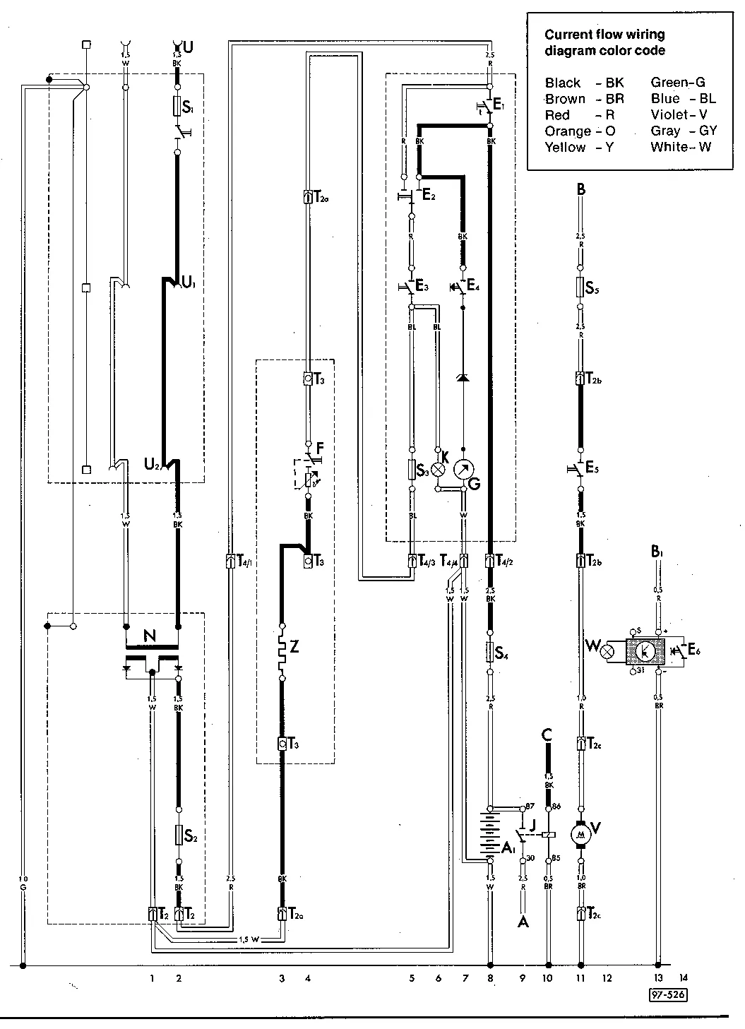 Diagram 1970 Vw Westfalia Bus Wiring Diagram