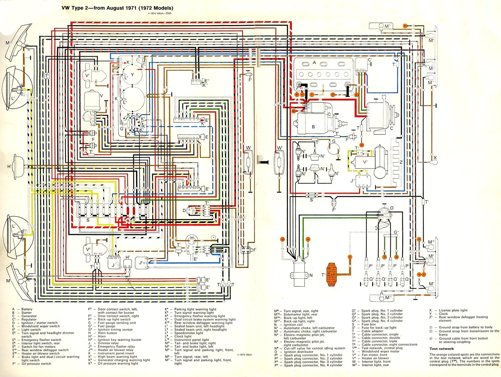 Diagram 1970 Vw Westfalia Bus Wiring Diagram