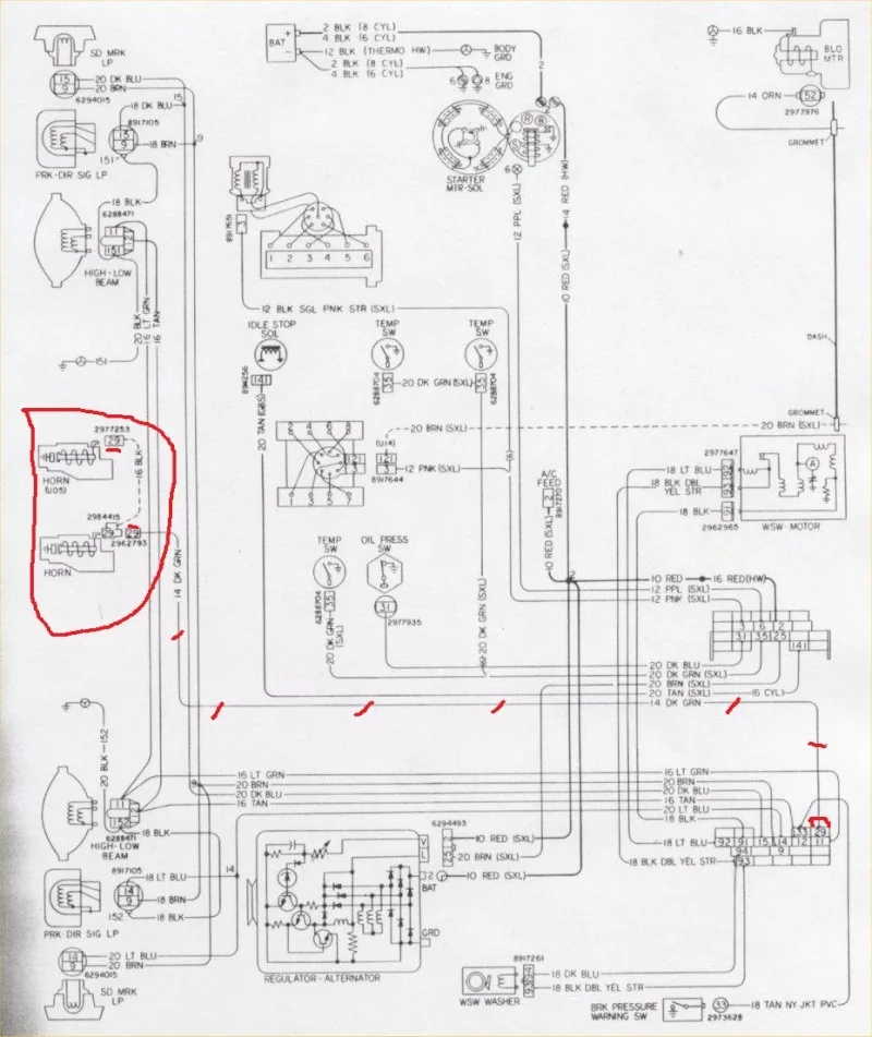Diagram 1971 Camaro Horn Relay Wiring Diagram