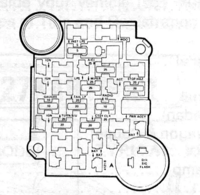 Diagram 1971 Chevy Truck Fuse Box Diagram