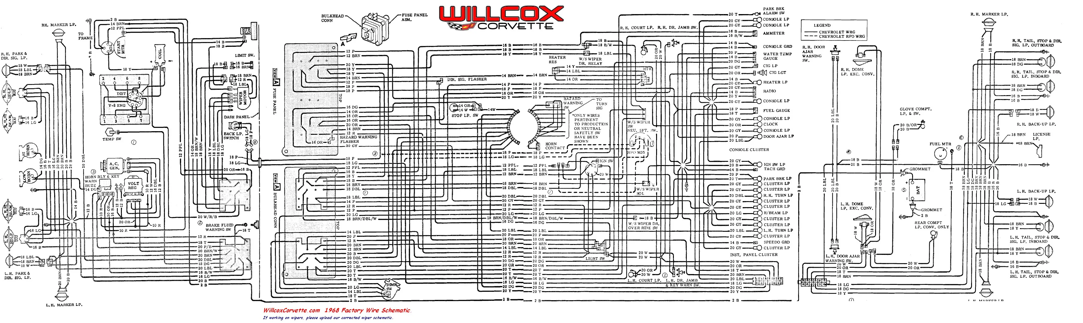 Diagram 1971 Corvette Wiper Motor Wiring Diagrams
