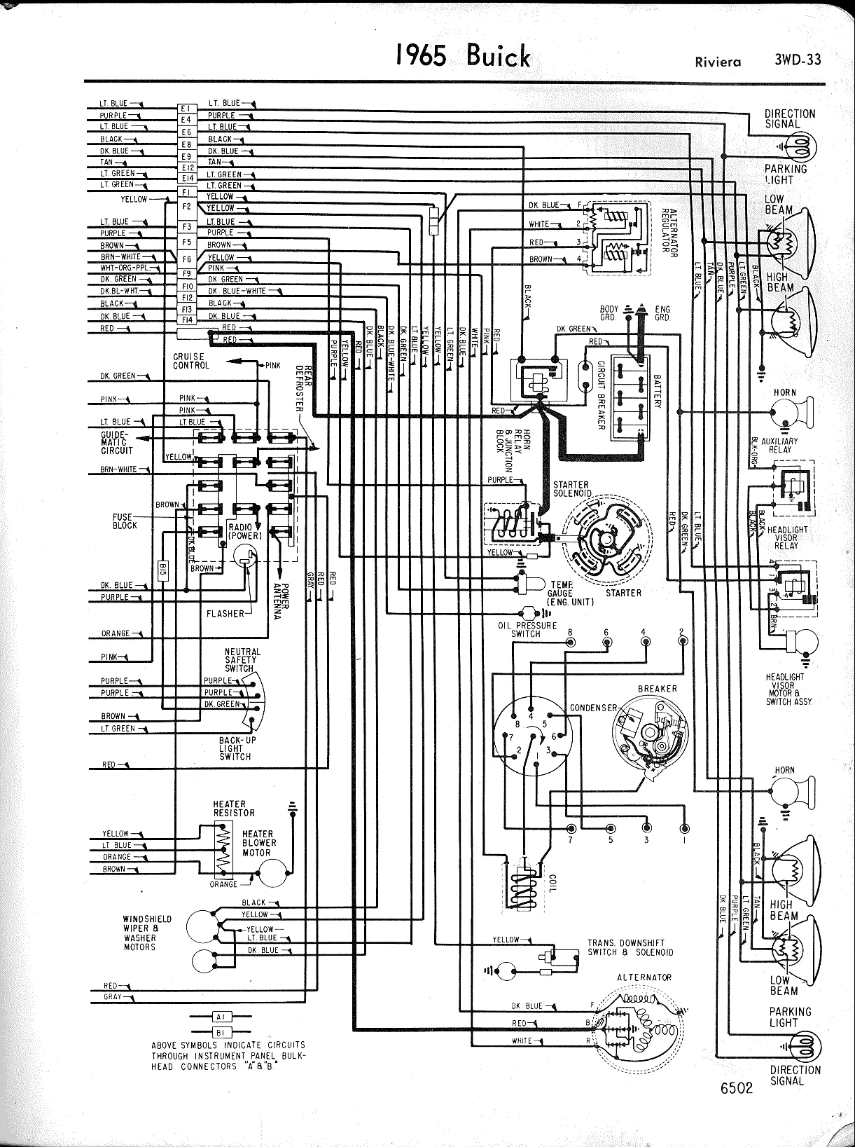 Diagram 1972 Buick Wiring Diagram Schematic