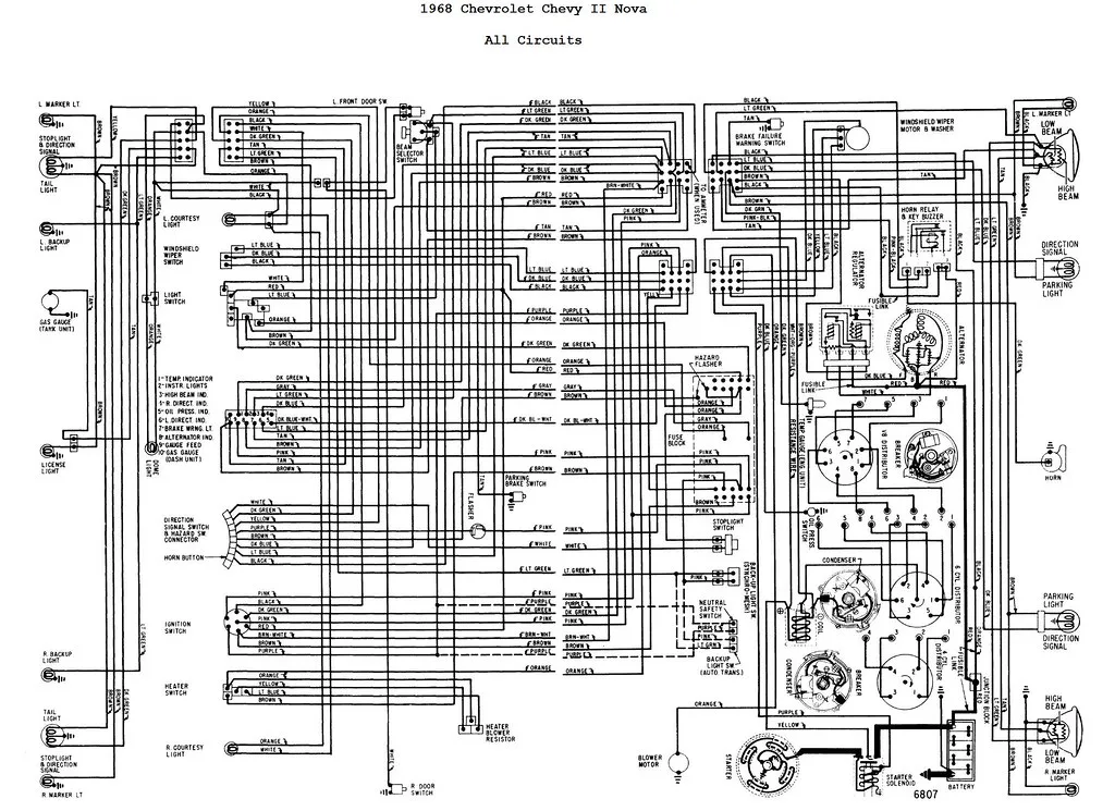 Diagram 1972 Nova Wiring Diagram In Color