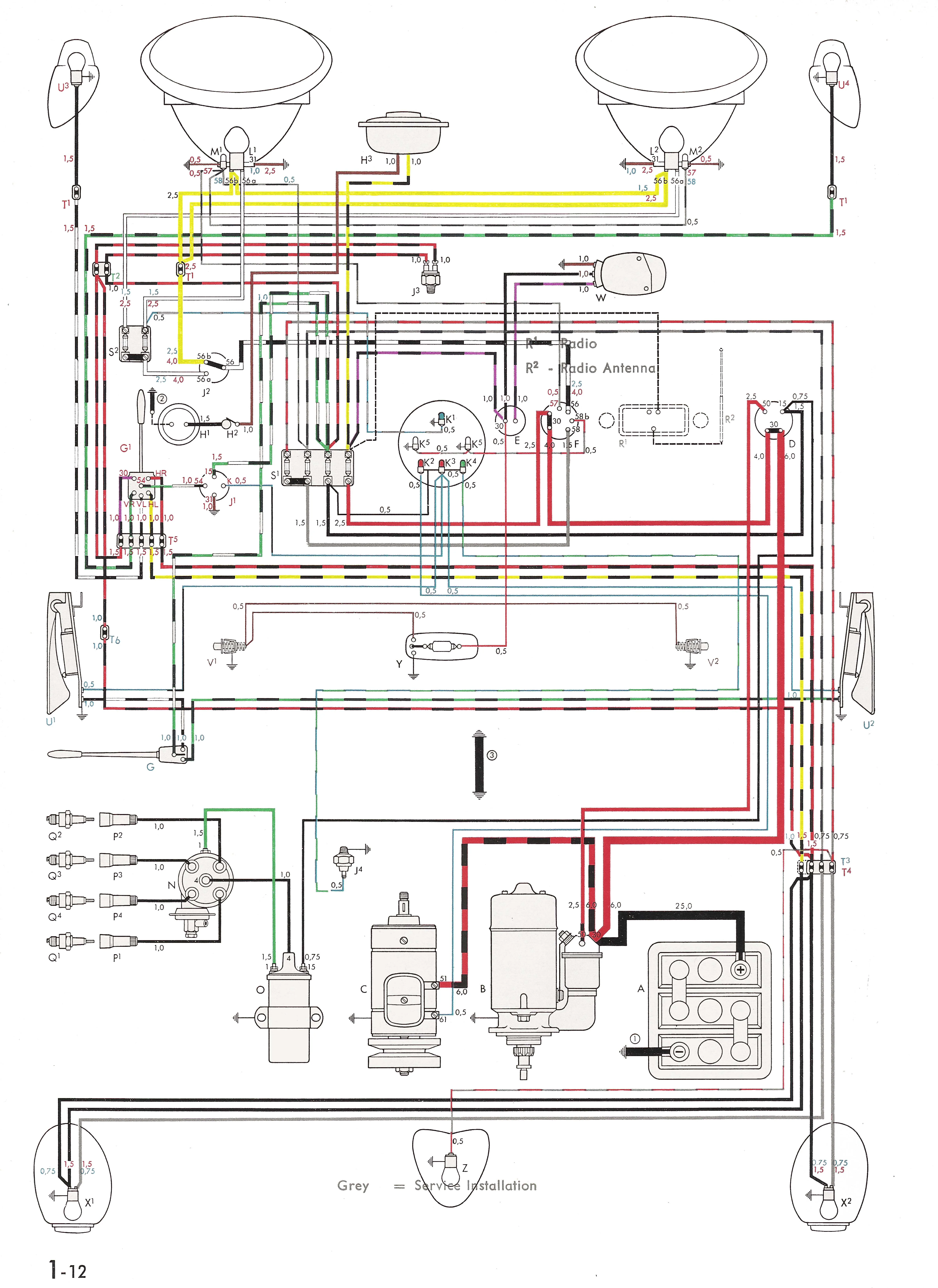 Diagram 1972 Vw Wiper Motor Wiring Diagram