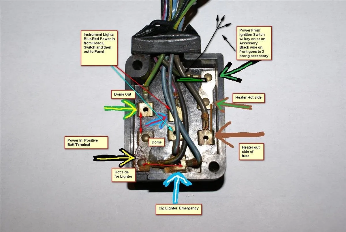 Diagram 1973 Ford Mustang Fuse Box Diagram