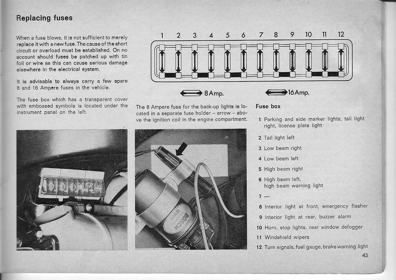 Diagram 1973 Vw Bus Fuse Box Diagram