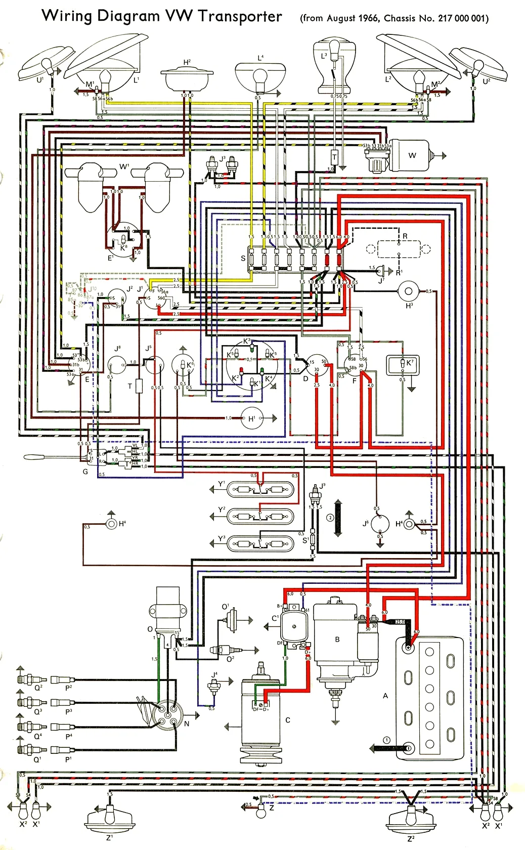 Diagram 1973 Vw Bus Ignition Switch Wiring Diagram