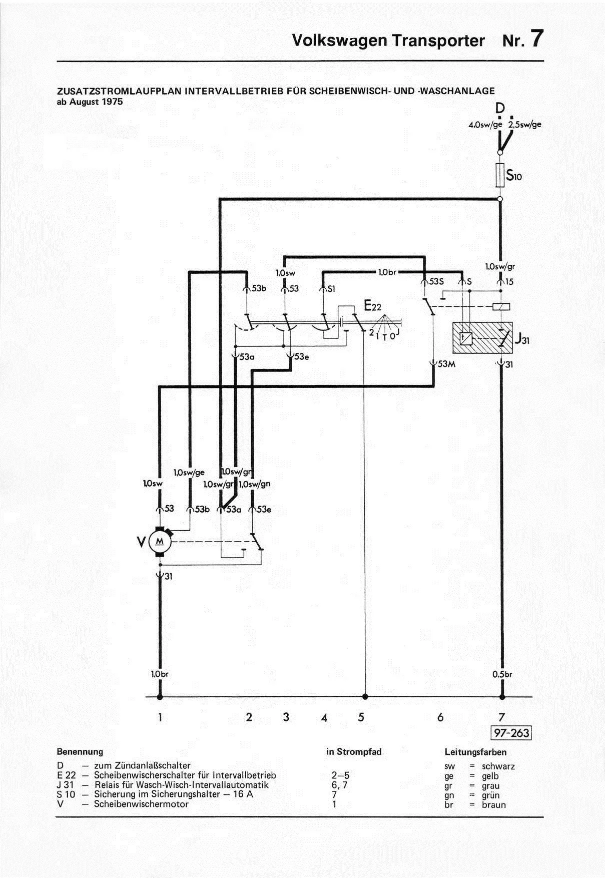 Diagram 1974 Vw Wiper Motor Wiring Diagram
