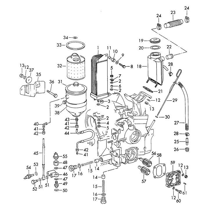 Diagram 1976 Porsche 912E Engine Diagram