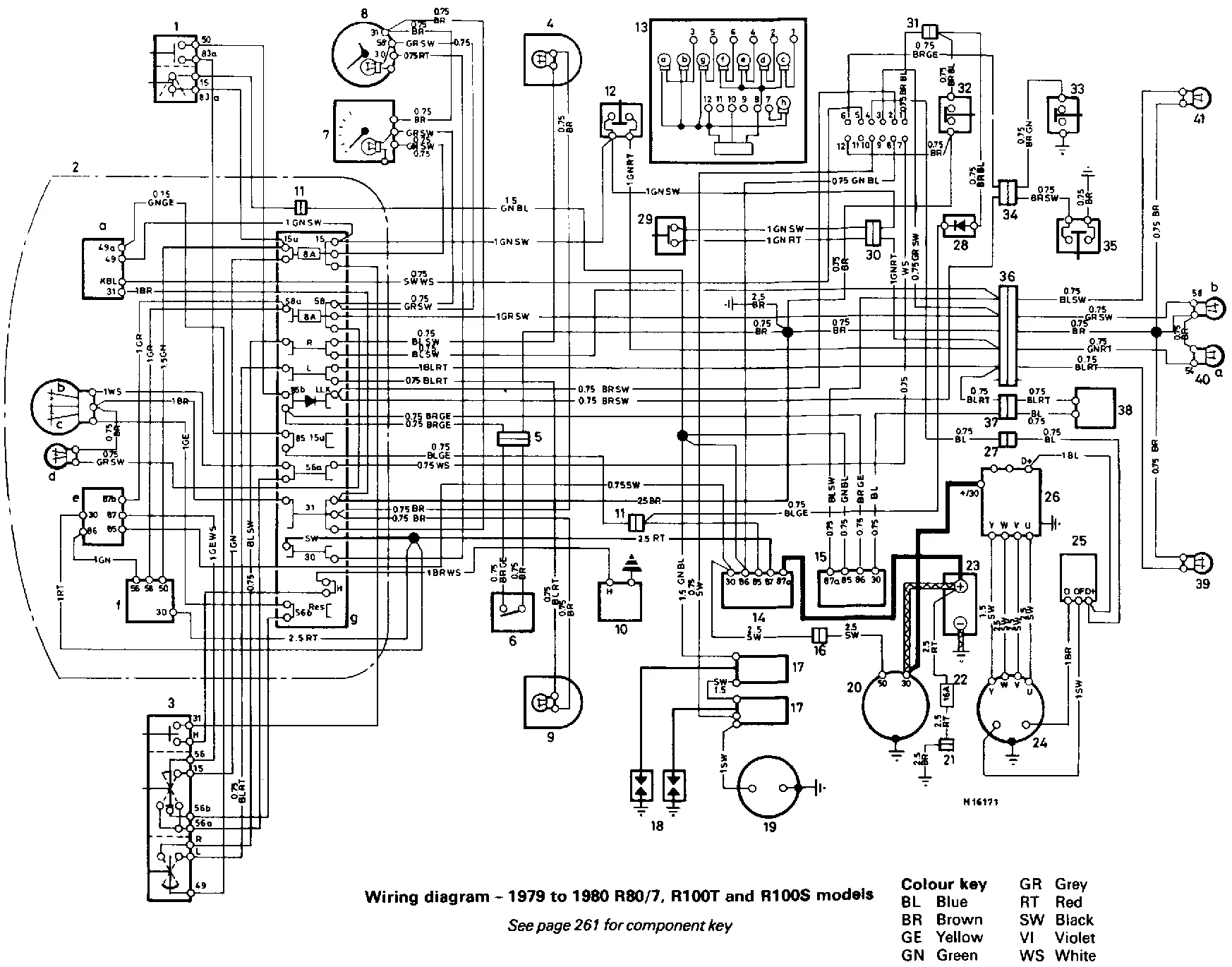 Diagram 1977 Bmw R100 7 Wiring Diagram