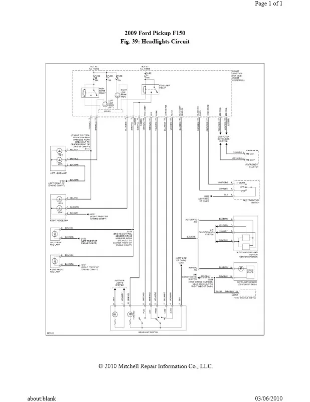 Diagram 1978 Ford F 150 Headlight Wiring Diagram