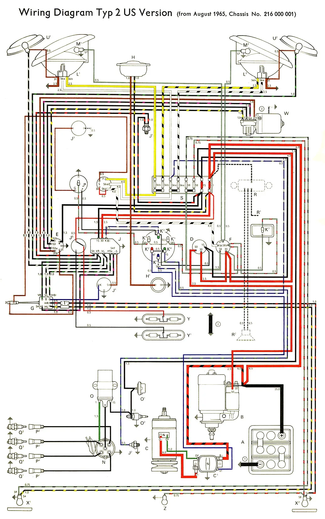 Diagram 1978 Vw Bus Engine Diagram