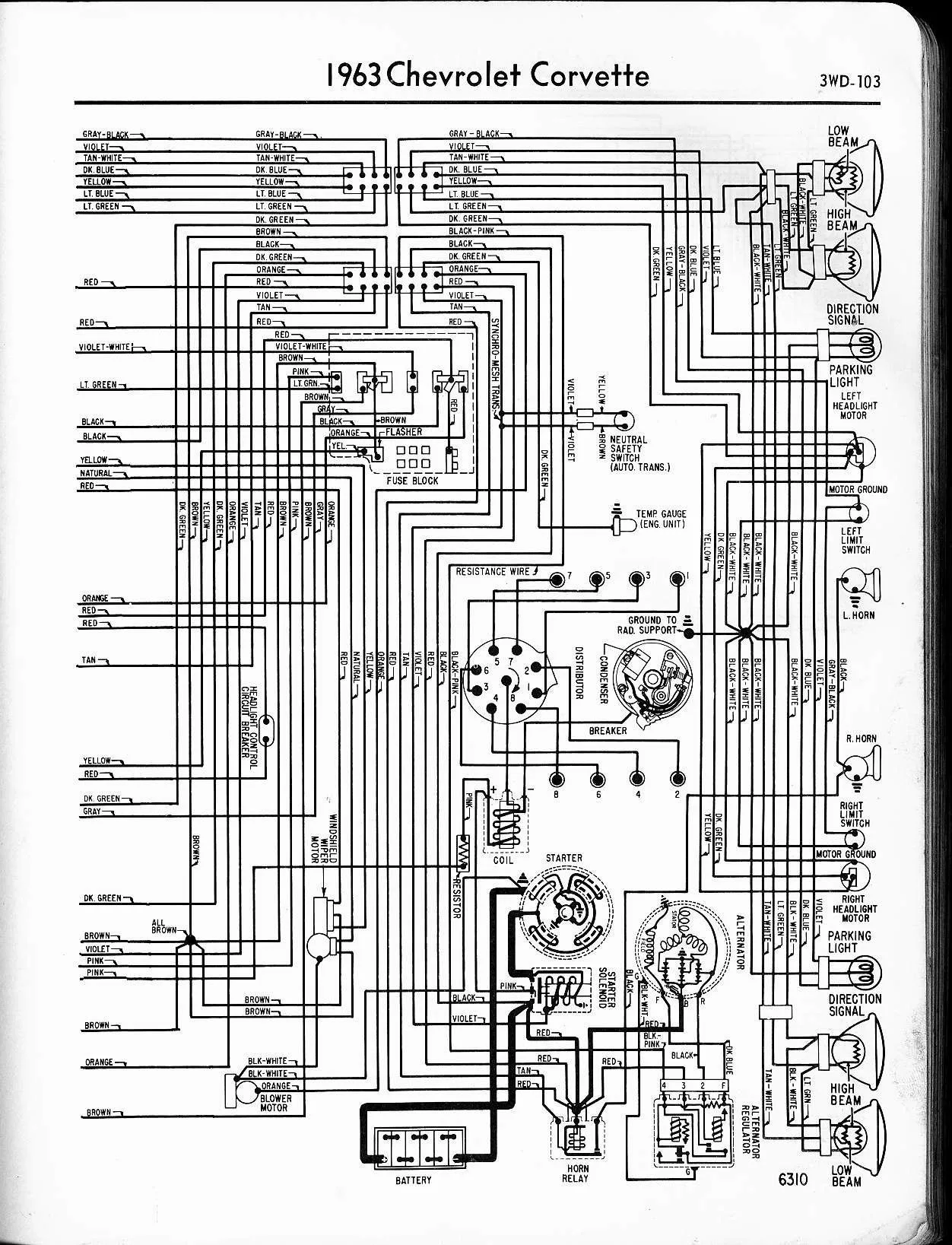 Diagram 1985 Corvette Wiring Diagram