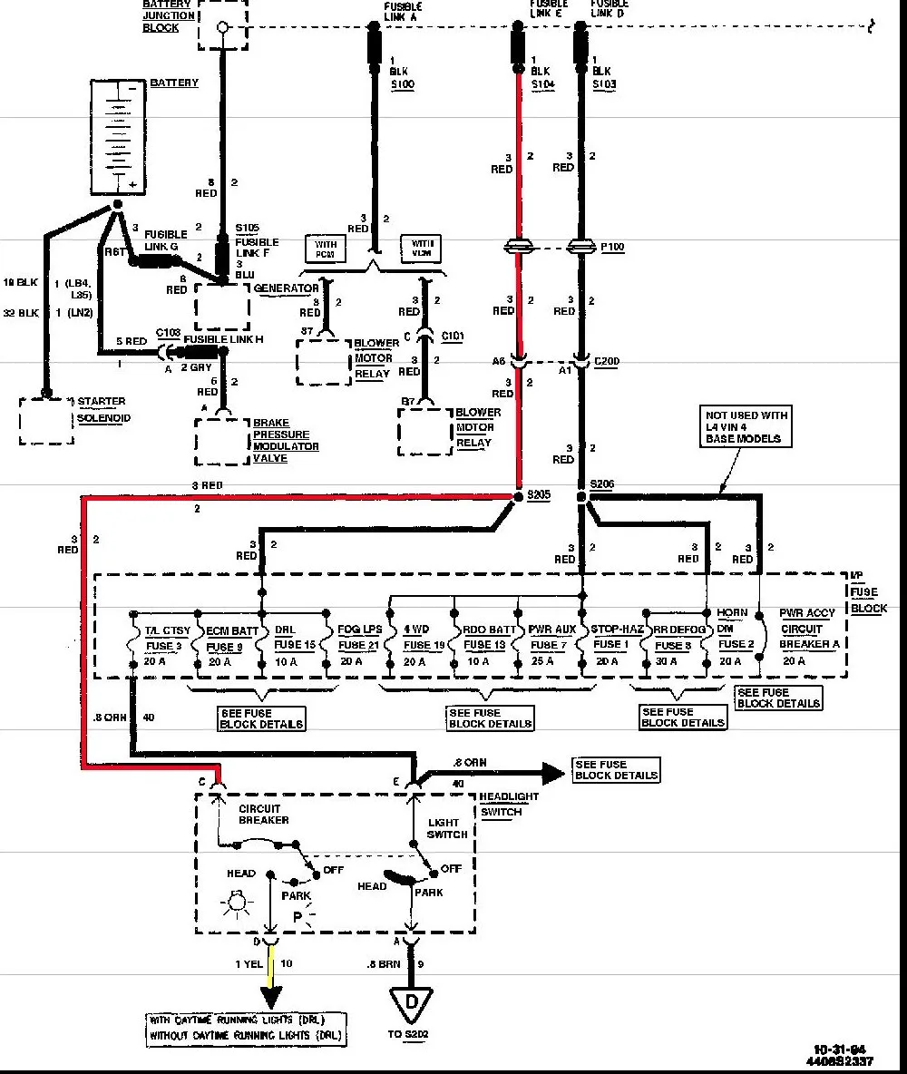 Diagram 1985 Gm Headlight Switch Diagram