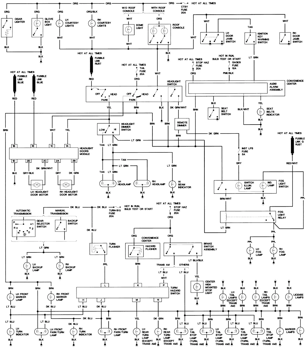 Diagram 1986 Camaro 305 Injector Wiring Diagram