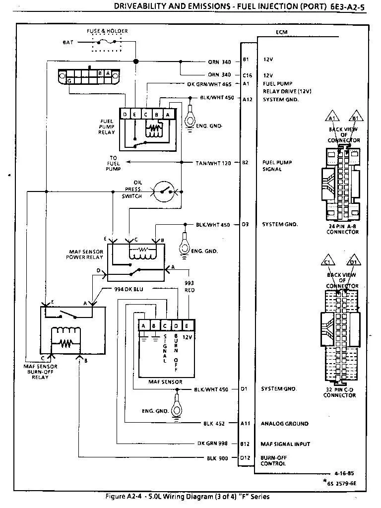 Diagram 1986 Camaro 305 Injector Wiring Diagram