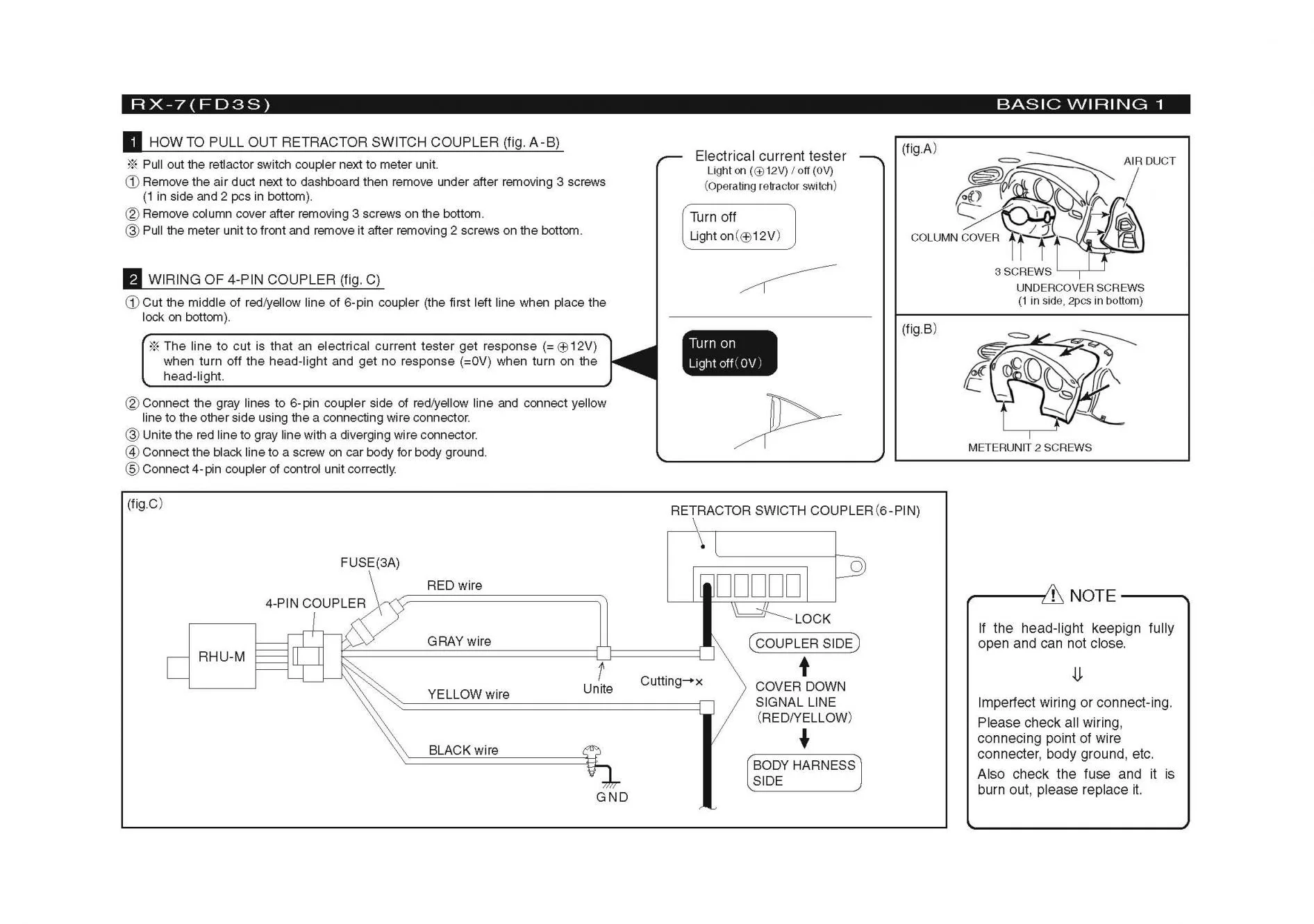 Diagram 1986 Rx7 Wiring Diagram For Headlights