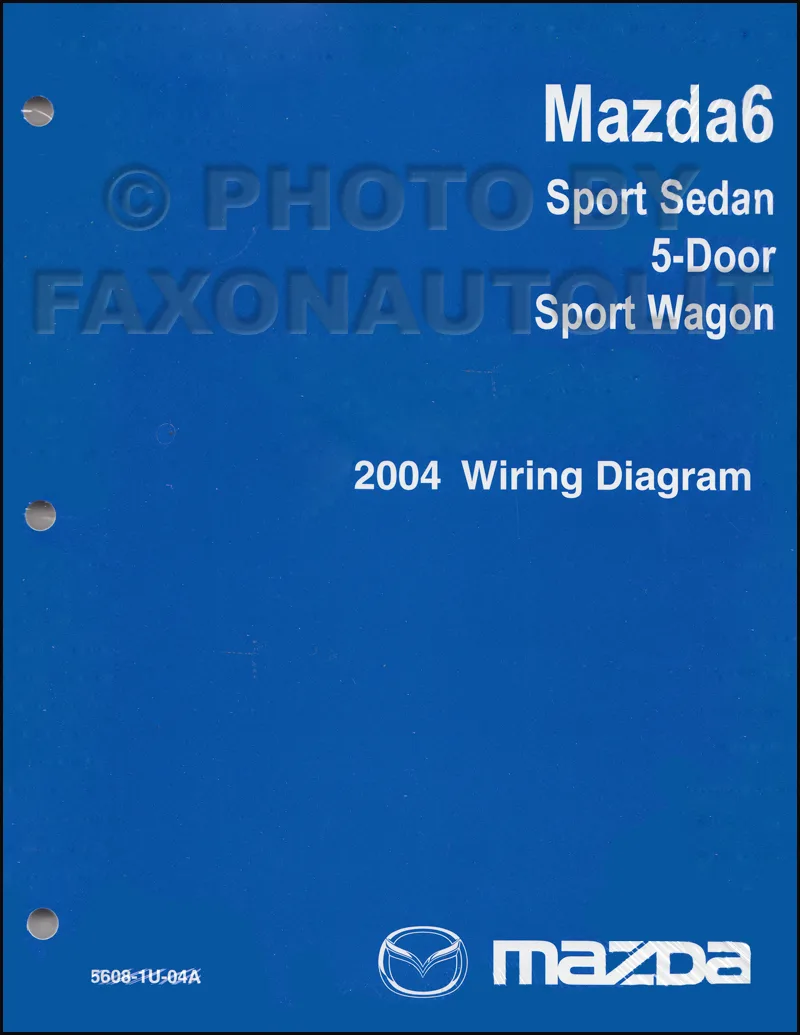 Diagram 1987 Mazda 323 Sedan And Hatchback Wiring Diagram Original