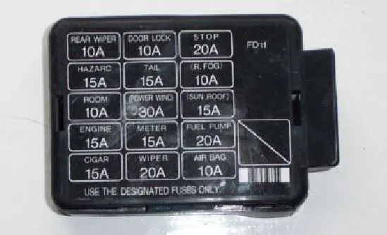 Diagram 1987 Mazda Rx7 Fuse Box Diagram
