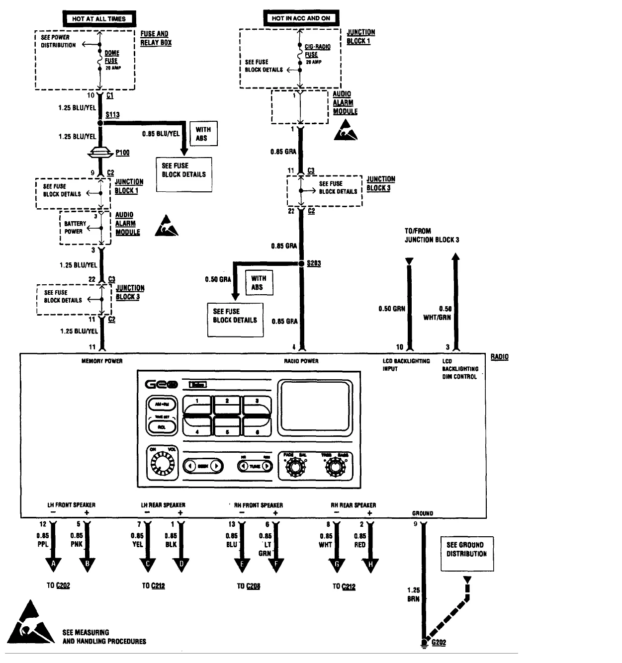 Diagram 1989 Geo Metro Alternator Wiring Diagram