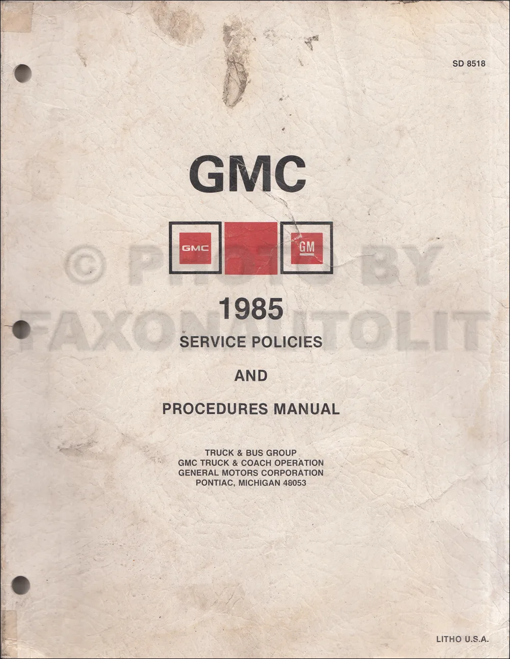 Diagram 1989 Gmc S15 Pickup And Jimmy Wiring Diagram Original