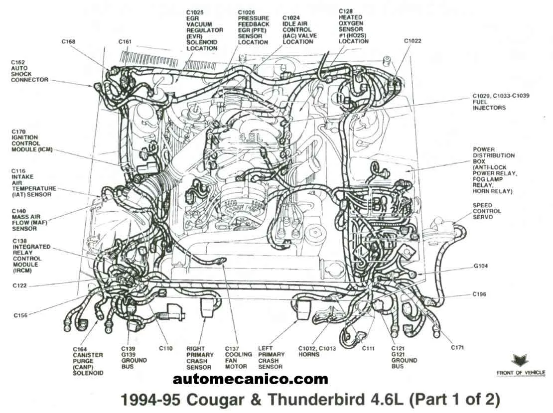 Diagram 1989 Mercury Grand Marquis Engine Diagram