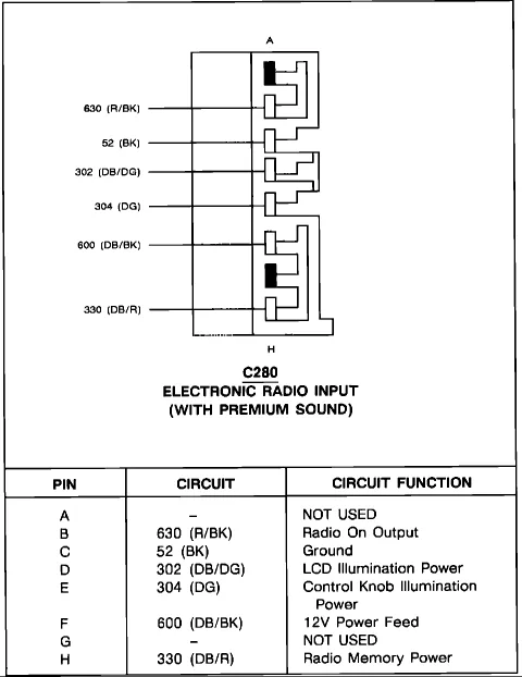 Diagram 1989 Mercury Tracer Wiring Diagram