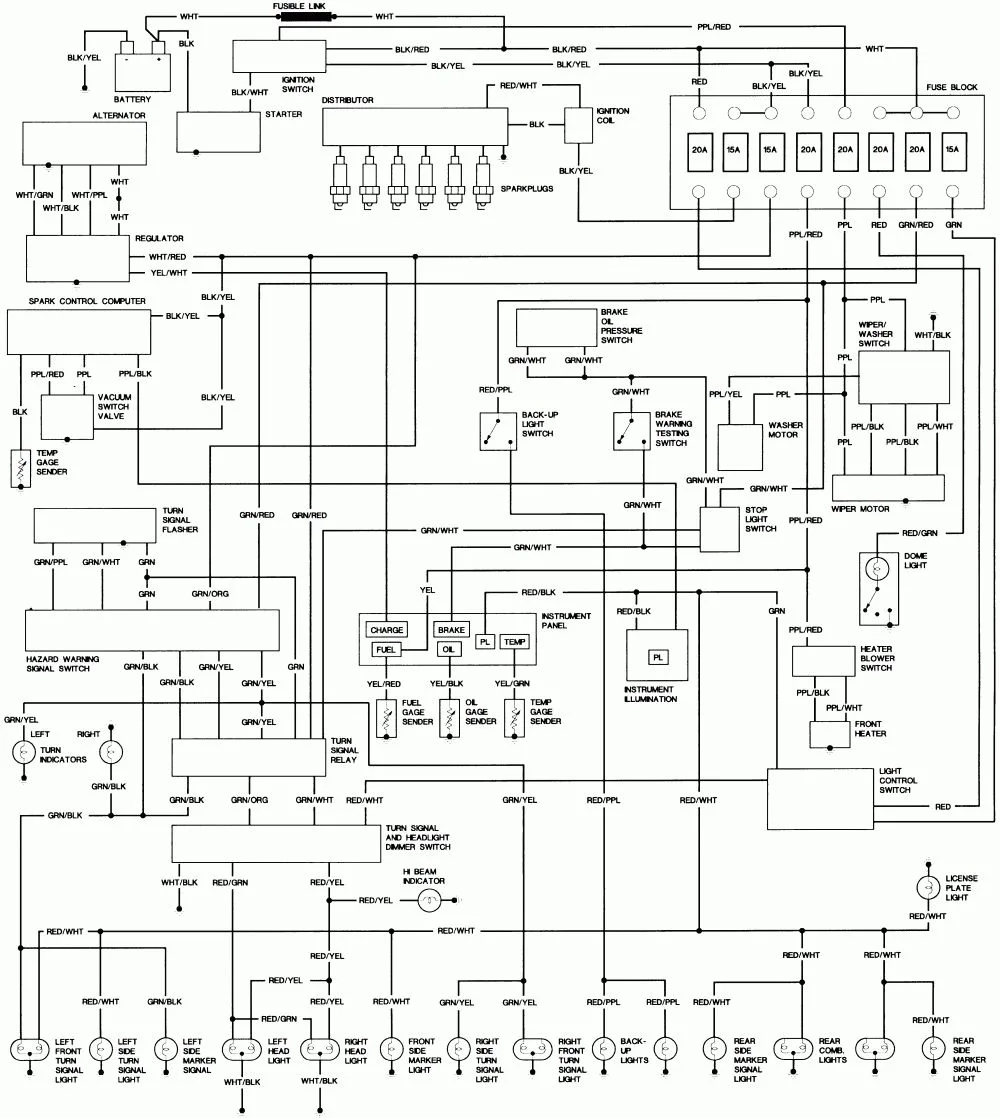 Diagram 1989 Toyota Pickup Wiring Harness Diagram