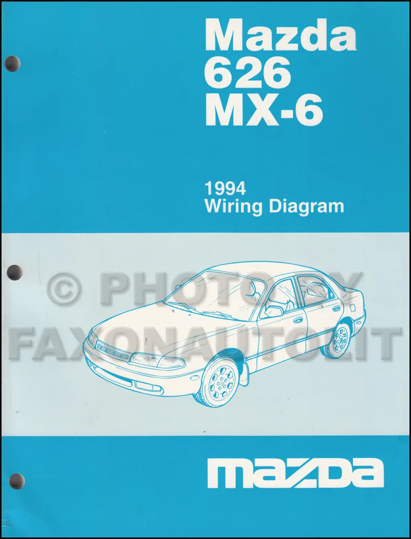 Diagram 198Mazda 626 Wiring Diagram Manual Original