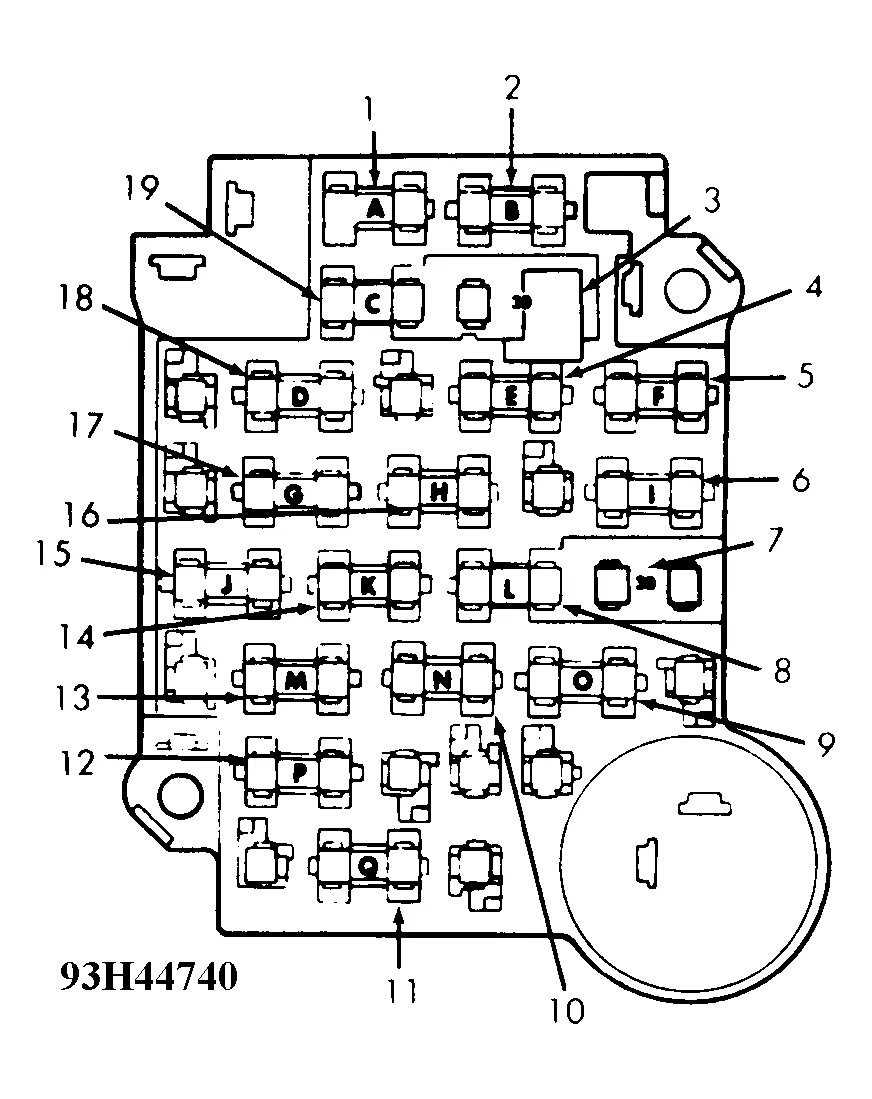 Diagram 1990 Cadillac Brougham Fuse Box Diagram