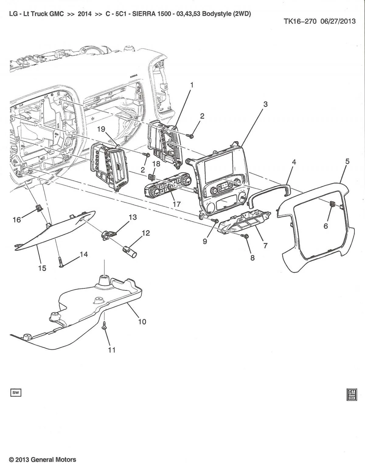 Diagram 1990 Chevy Silverado Parts Diagram