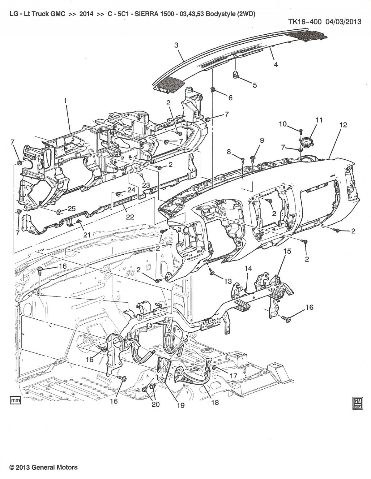 Diagram 1990 Chevy Silverado Parts Diagram