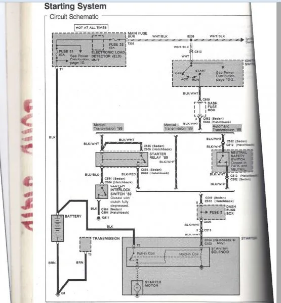 Diagram 1990 Honda Crx Fuse Box Diagram