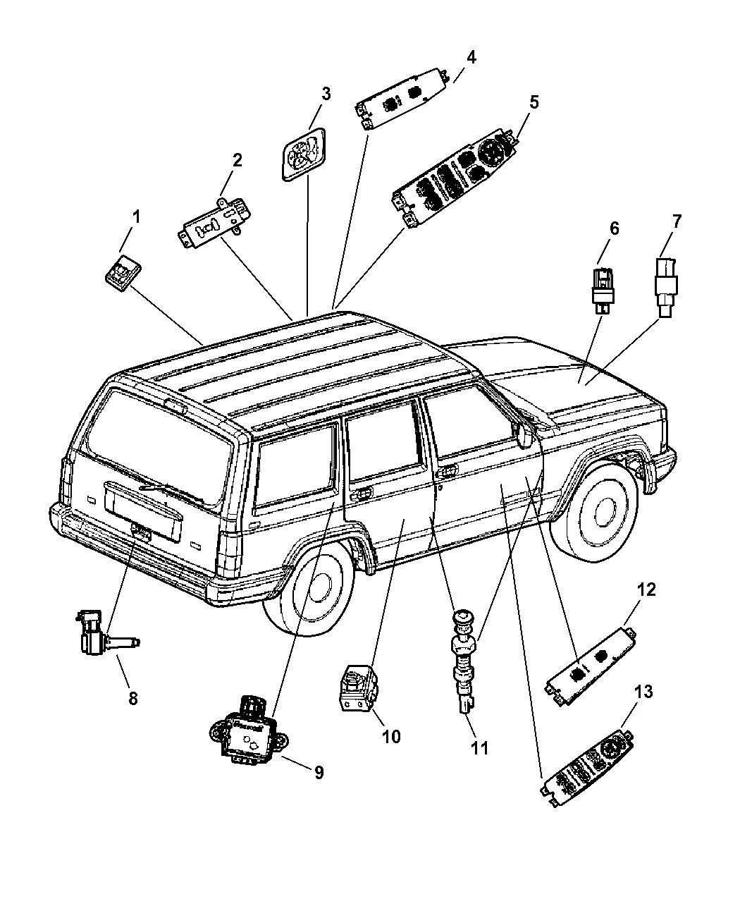 Diagram 1990 Jeep Cherokee Diagram