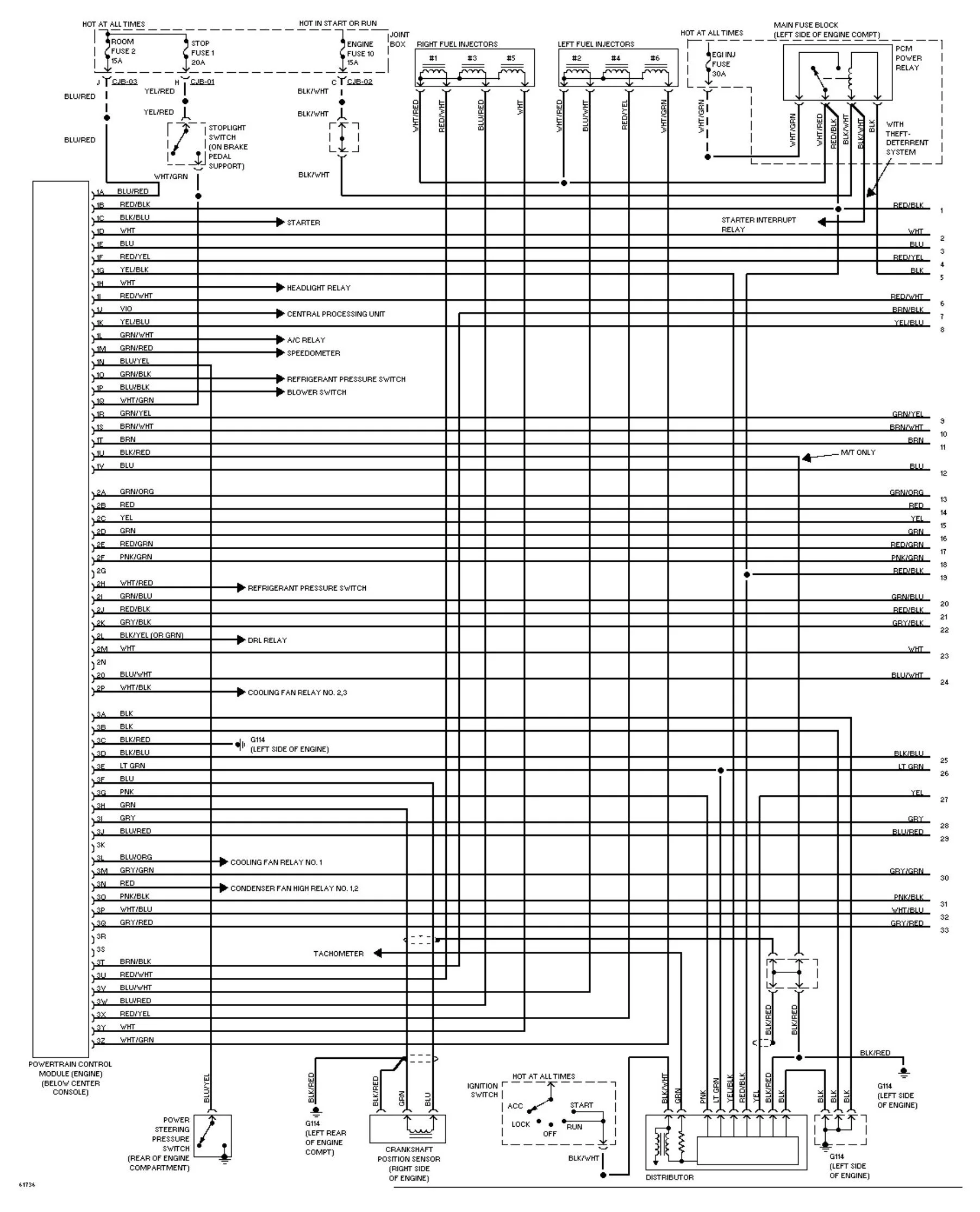 Diagram 1990 Mazda Mx6 Diagram