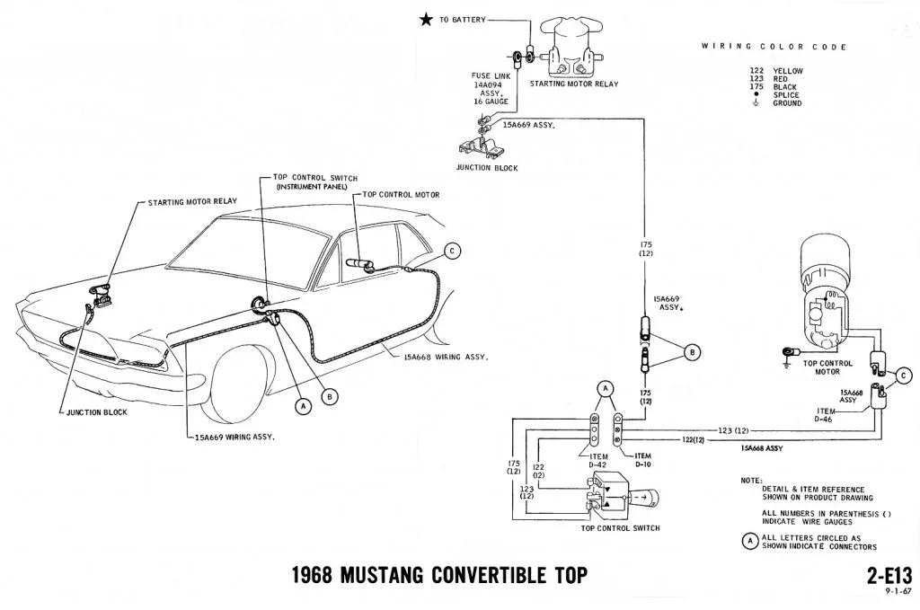 Diagram 1990 Mustang Convertible Wiring Diagram