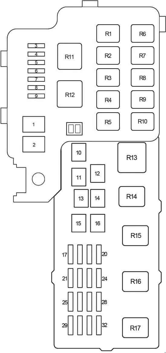 Diagram 1990 Toyota Camry Fuse Box Diagram