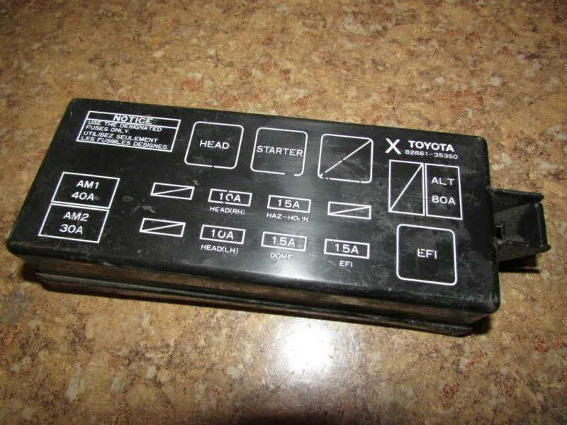 Diagram 1990 Toyota Pickup Fuse Box Diagram Truck